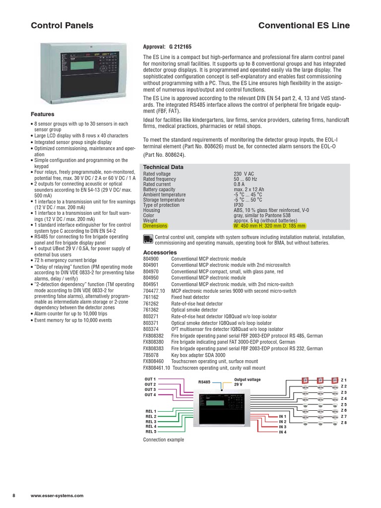 Esser - Facp | Download Free PDF | Electricity | Computing