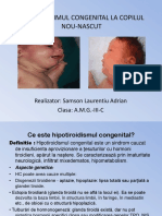 Hipotiroidimul Congenital La Copilul Nou-Nascut