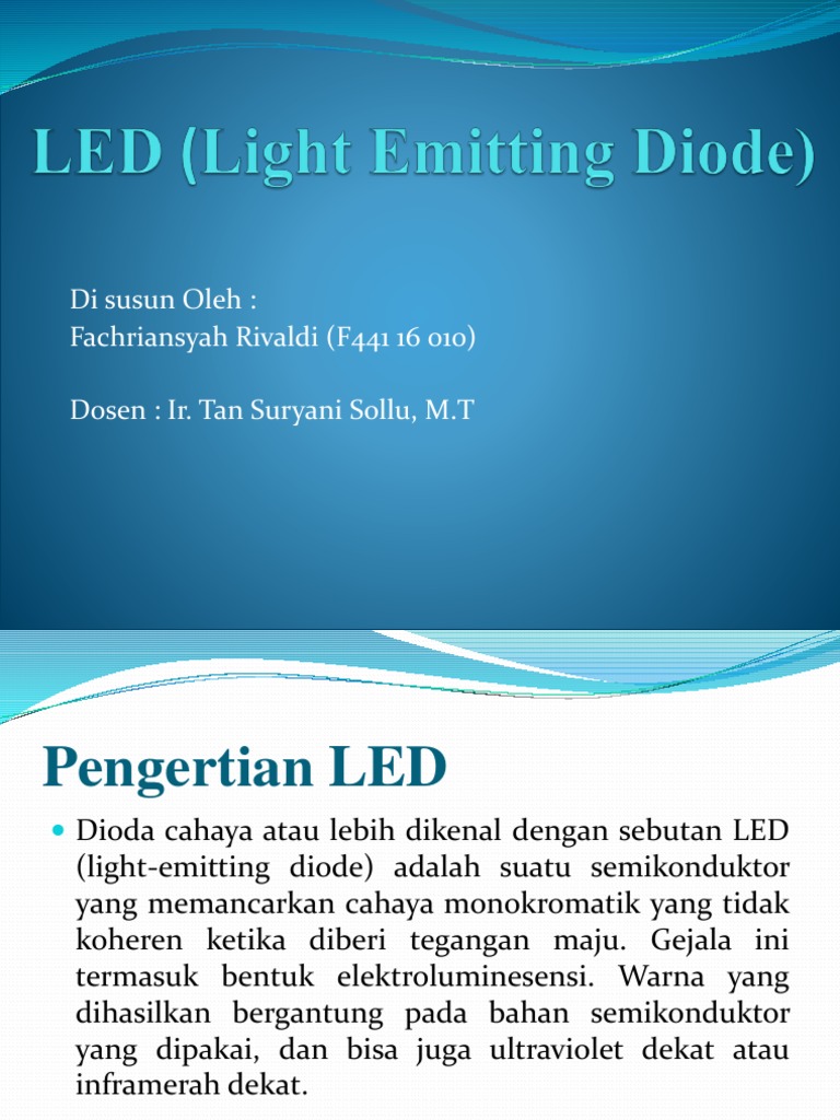 LED (Light Emitting Diode) | PDF