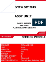 Review Ojt 2015: Assy Unit