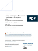 Current Challenges and Future Research Areas For Digital Forensic