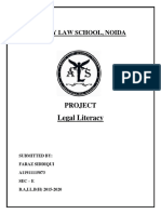 Amity Law School, Noida: Legal Literacy