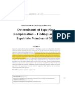 Determinants of Expatriate Compensation Findings A PDF