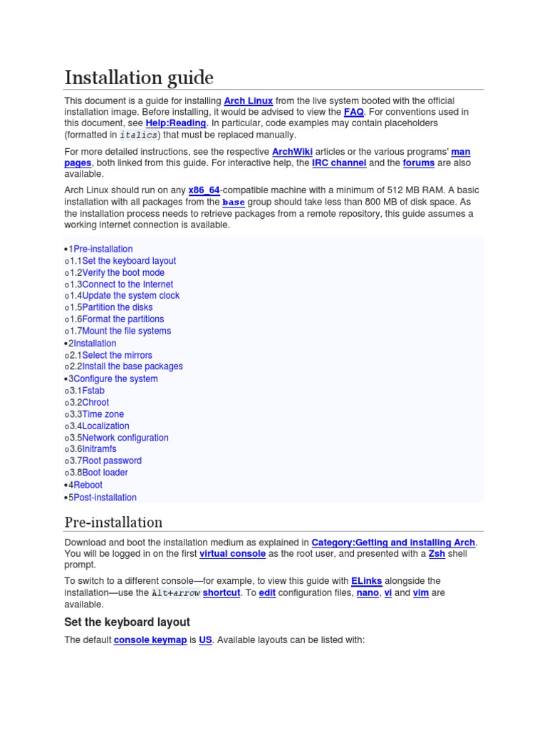 Arch Linux For Dummies | PDF | Booting | Ip Address