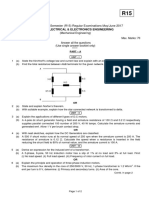 15A99301 Basic Electrical and Electronics Engineering