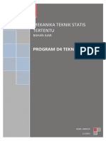 BAHAN AJAR MEKANIKA TEKNIK STATIS TERTENTU PROGRAM D4 TEKNIK SIPIL 27 NOPEMBER 2013.docx