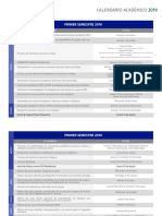 Calendario Academico 2019 PDF