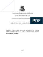 Dissertação Sobre Escola Integral PDF