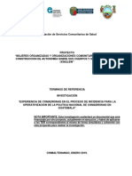 TDR Consultoría Invest Operativización Politica de Comadronas Febrero 19