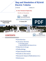 System Modelling and Simulation of Hybrid Electric Vehicles: A Santhosh - 15BME2079