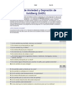 Escala de Ansiedad y Depresión de Goldberg (GADS)