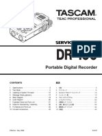 Tascam Dr-100 Portable Digital Recorder