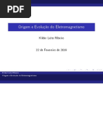 Origem Do Eletromagnetismo e Física Moderna