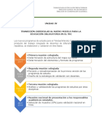 Transición Curricular Al Nuevo Modelo para La Educación Oblogatoria en El TBC