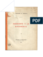 Sarmiento y La Masoneria