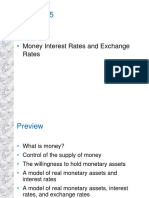 Money Interest Rates and Exchange Rates