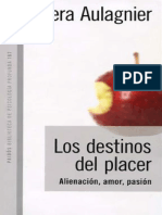 Destinos Del Placer, Los - Piera Aulagnier PDF