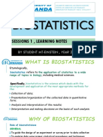 Biostatistics and Exercise