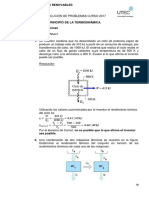 = = 0.40 (40%) 500 Por el teorema de Carnot, no es posible que lo que afirma el inventor sea posible.