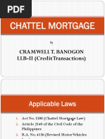 Chattel Mortgage