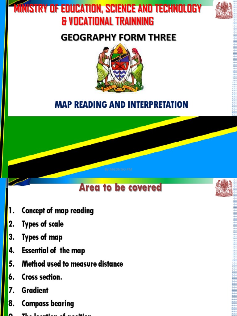 Map Reading and Interpretation Guide | PDF | Compass | Map