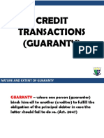Guaranty and Surety