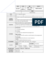 Lesson Plan Year 4 BI