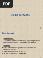 Piping Support Design Overview | PDF | Structural Steel | Pipe (Fluid ...