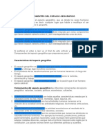 Componentes Del Espacio Geográfico