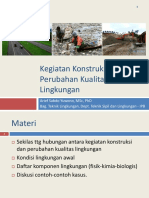 2-Kegiatan Konstruksi Dan Perubahan Kualitas Lingkungan PDF