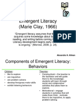 Emergent Literacy (Marie Clay, 1966) : Alexandra H. Allman