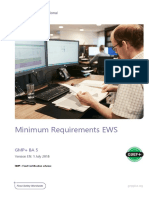 Minimum Requirements EWS: GMP+ Ba 5