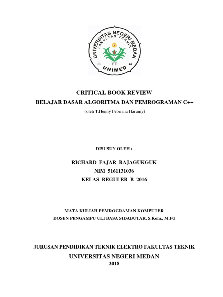 Tinjauan Buku Algoritma C++ dan Pemrograman | PDF | Karier ...