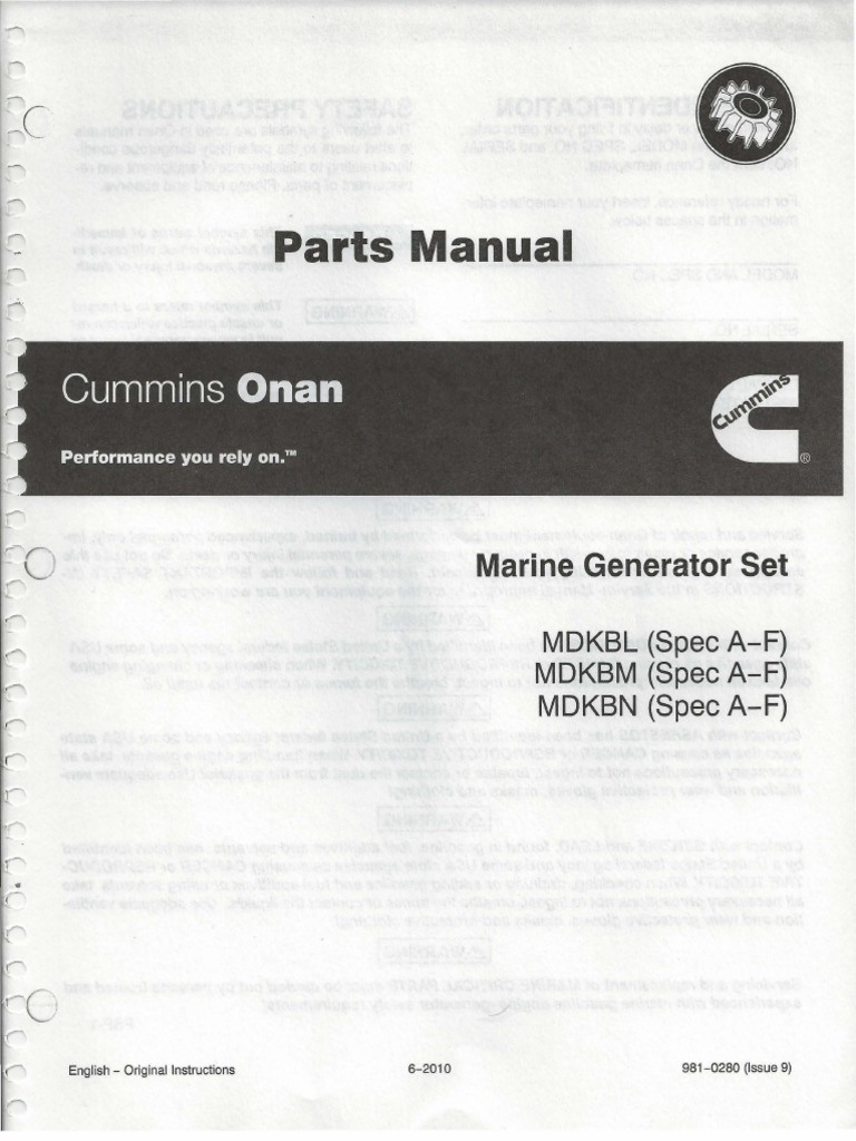 Parts Manual MDKBL NPDF PDF | PDF | Cylinder (Engine) | Pump