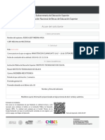 Subsecretaría de Educación Superior Coordinación Nacional de Becas de Educación Superior