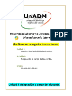 Unidad 1. Introduccion A Las Habilidades Directivas