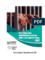 Relatório Final Subcomissão Tratamento Penal da CCDH Assembleia Legislativa do RS