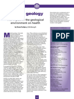 Medical Geology: The Impact of The Geological Environment On Health
