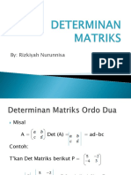 Determinan Matriks