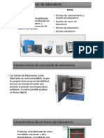 Instrumentos de laboratorio para medición y análisis de muestras