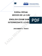 Eoi B1 Euskadi Exams PDF
