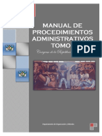 Manual de Procedimientos Administrativos Tomo 1 PDF