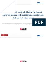 15 Recomandări Pentru Inițiative de Tineret Concrete Pentru Îmbunătățirea Ecosistemelor de Tineret La Nivel Urban