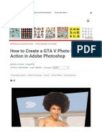 How To Create A GTA V Photo Effect Action in Adobe Photoshop