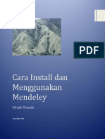 Agusriandi Cara Install Dan Menggunakan Mendeley