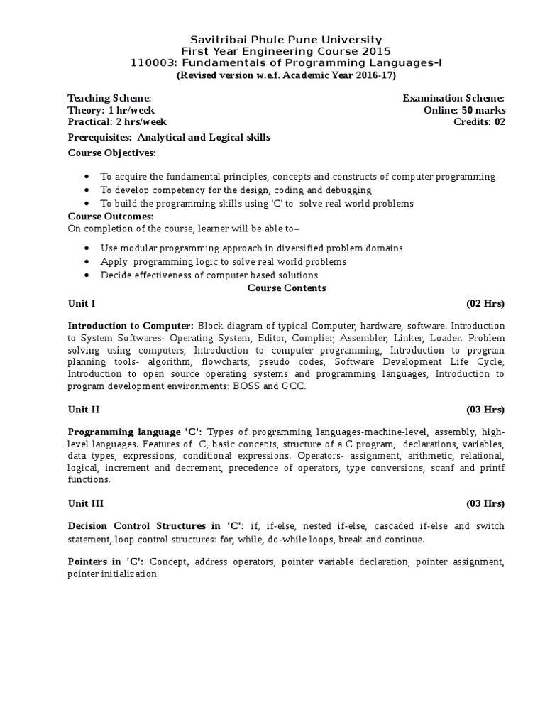 Sppu be e tc syllabus pdf string computer science c