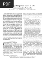 Survey of Important Issues in UAV Communication Networks