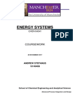 CHEN64341 Energy Systems Coursework Andrew Stefanus 10149409