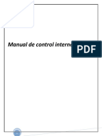 Bon Cafe SA DE CV Manual de Control Interno