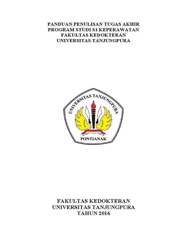 Panduan Tugas Akhir Prodi Keperawatan Untan Pdf